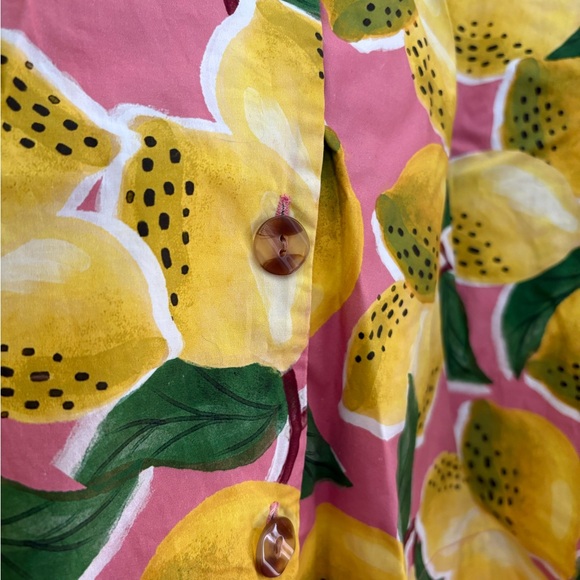 Farm Rio Lemon Print Blouse - Picture 5 of 5